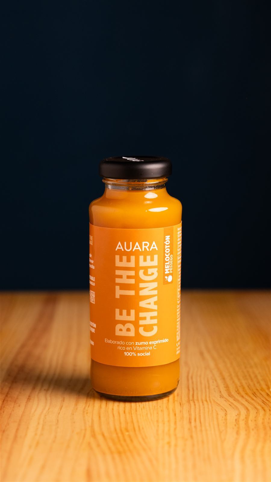 Zumo de melocotón Auara